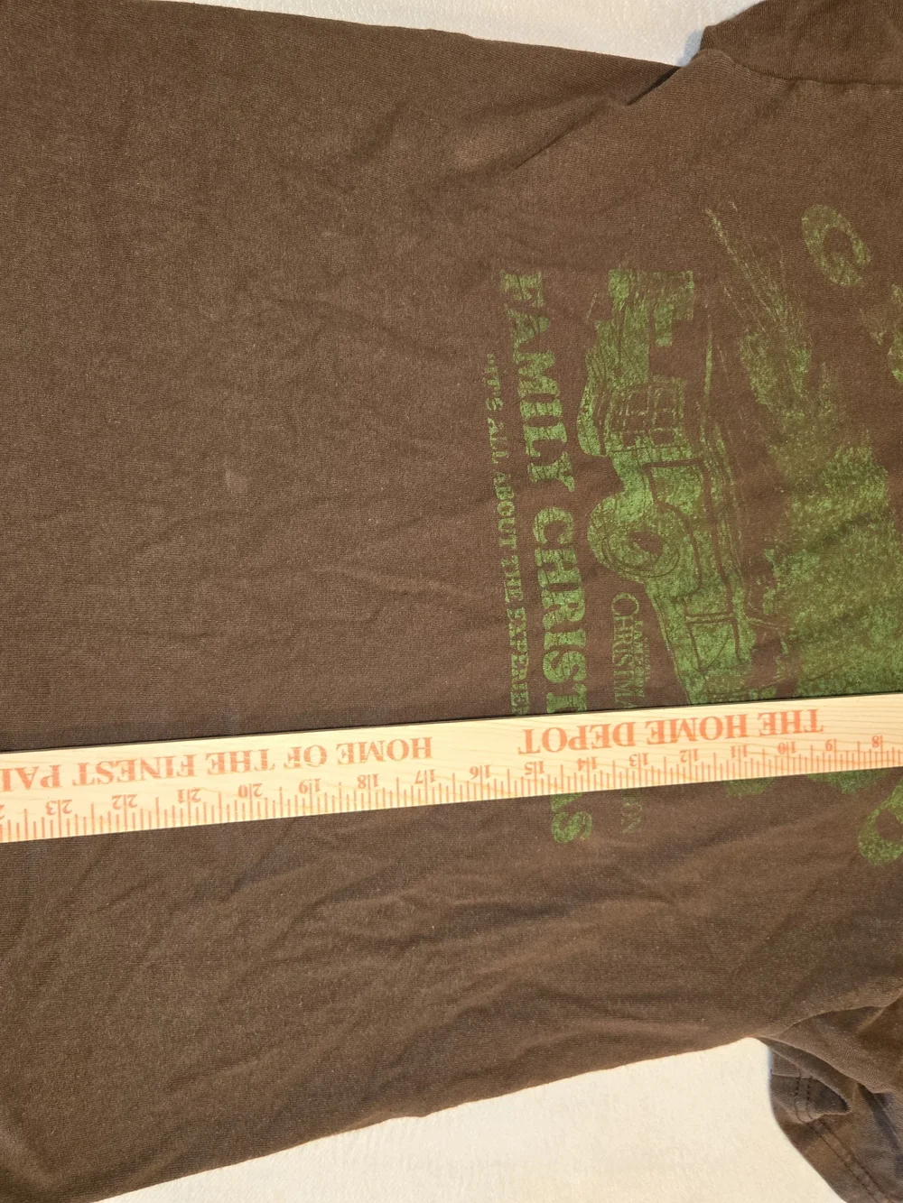 Delta Brown Short Sleeve T-Shirt with Green Graphic